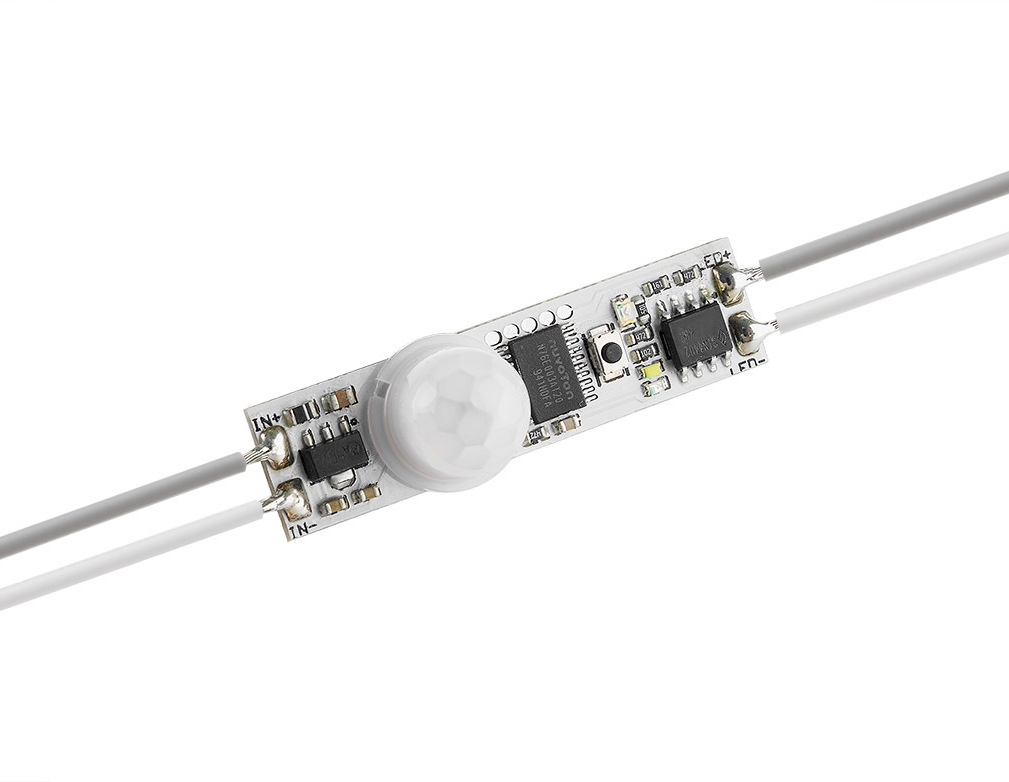 <span style="font-weight: bold;">ВЫКЛЮЧАТЕЛЬ PIR, ДАТЧИК ДВИжЕНИЯ  2М, 12В/24В, 60ВТ/120ВТ, 5А</span>