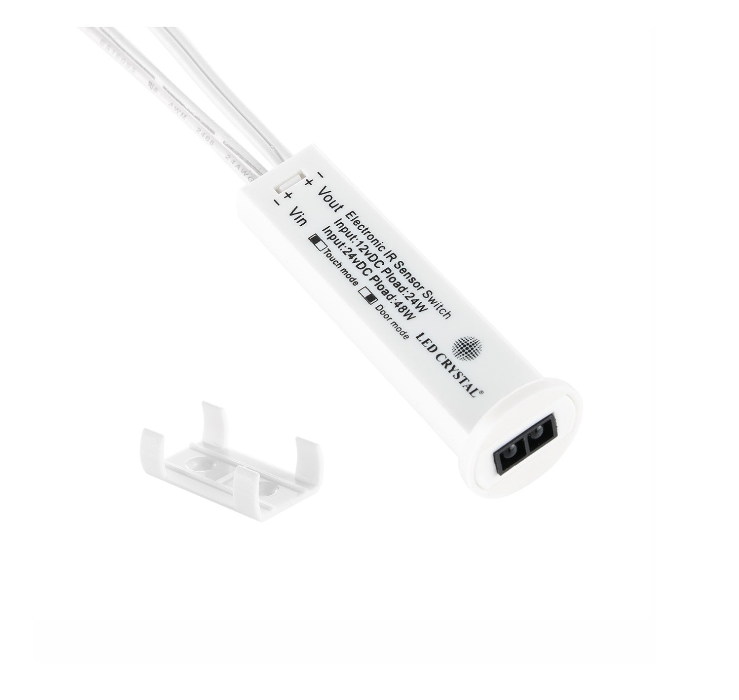 <span style="font-weight: bold;">ИК ВЫКЛЮЧАТЕЛЬ С ДИММЕРОМ, 12В/24В, 24ВТ/48ВТ, БЕЛЫЙ</span>