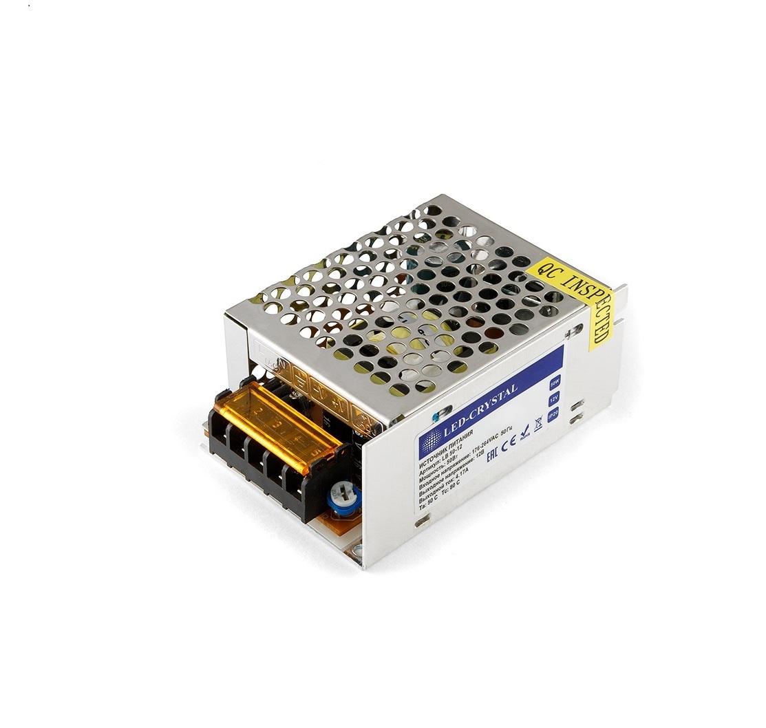 <span style="font-weight: bold;">ИСТОЧНИК ПИТАНИЯ 220/12В, 70Вт, IP20</span><br>