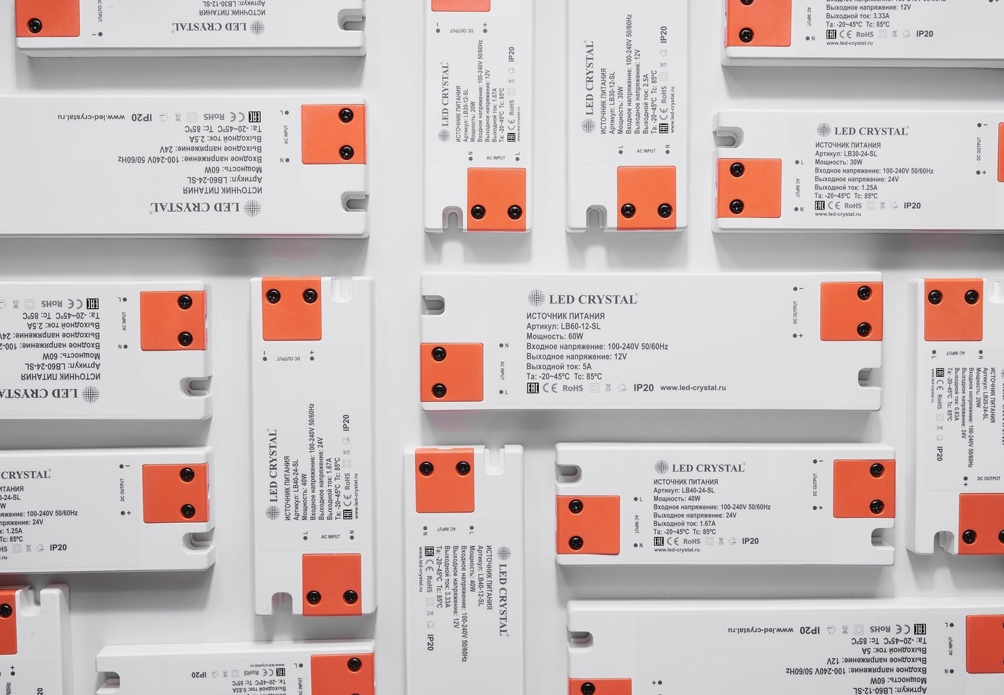 Источники питания - LED CRYSTAL