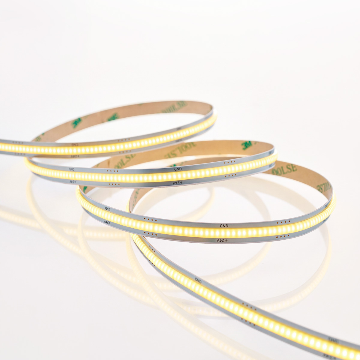<span style="font-weight: bold;">СВЕТОДИОДНАЯ ЛЕНТА COB-528 LED/м, FREE CUT, 8ММ, 12Вт, 24В,&nbsp;CRi90,&nbsp;IP20, ТЕПЛАЯ БЕЛАЯ&nbsp;&nbsp;</span>