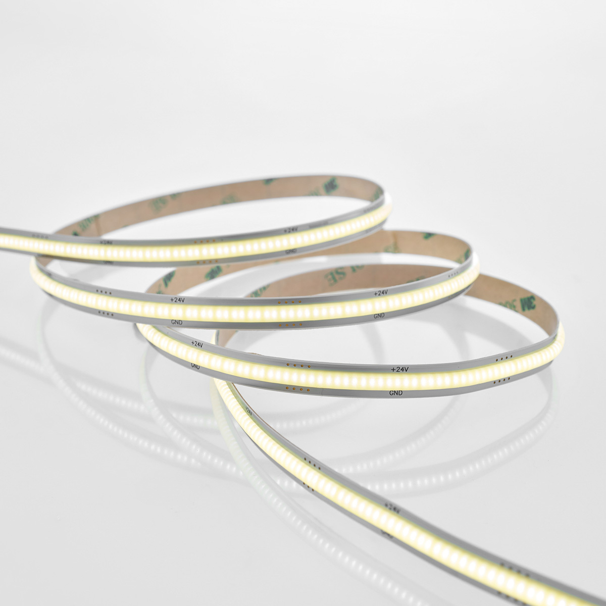 <span style="font-weight: bold;">СВЕТОДИОДНАЯ ЛЕНТА COB-528 LED/м, FREE CUT, 8ММ, 12Вт, 24В,&nbsp;CRi90,&nbsp;IP20, БЕЛАЯ</span>