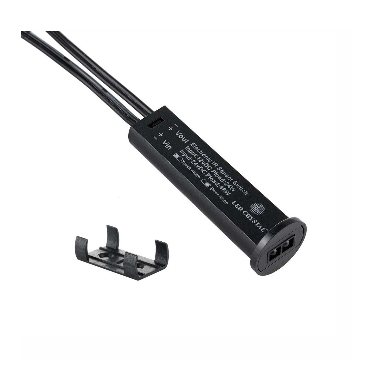 <span style="font-weight: bold;">ИК ВЫКЛЮЧАТЕЛЬ С ДИММЕРОМ, 12В/24В, 24ВТ/48ВТ, ЧЕРНЫЙ</span>